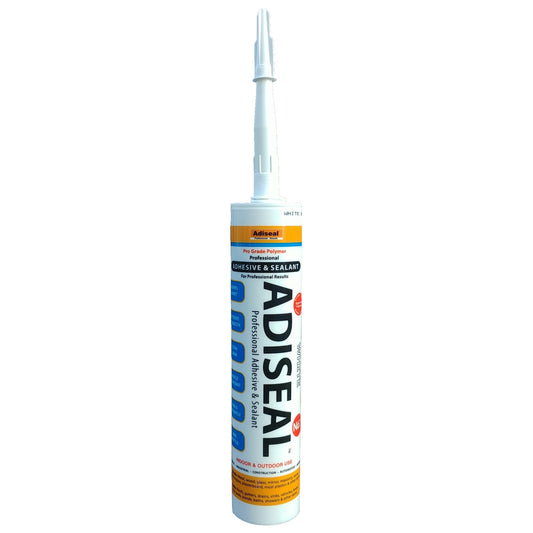 ADISEAL USA ADISEAL 10 -Pack 9.8-oz Exterior and Specialty WHITE Paintable Advanced Sealant Caulk