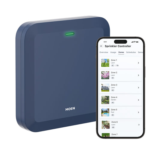 Moen 16-Station Wi-Fi Compatible Smart Sprinkler Controller WICNT016G1USA