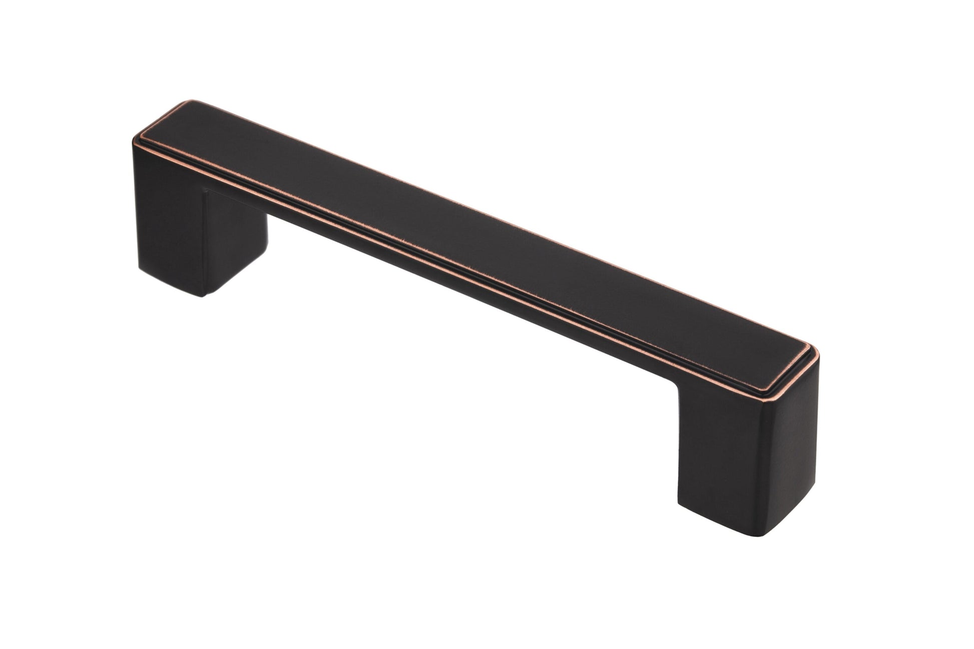 Kingsman Hardware Nepoli series 5-in (128Mm) Center to Center Oil Rubbed Bronze Rectangular Bar Drawer Pulls (50-Pack) NEPOLI-5-50ORB