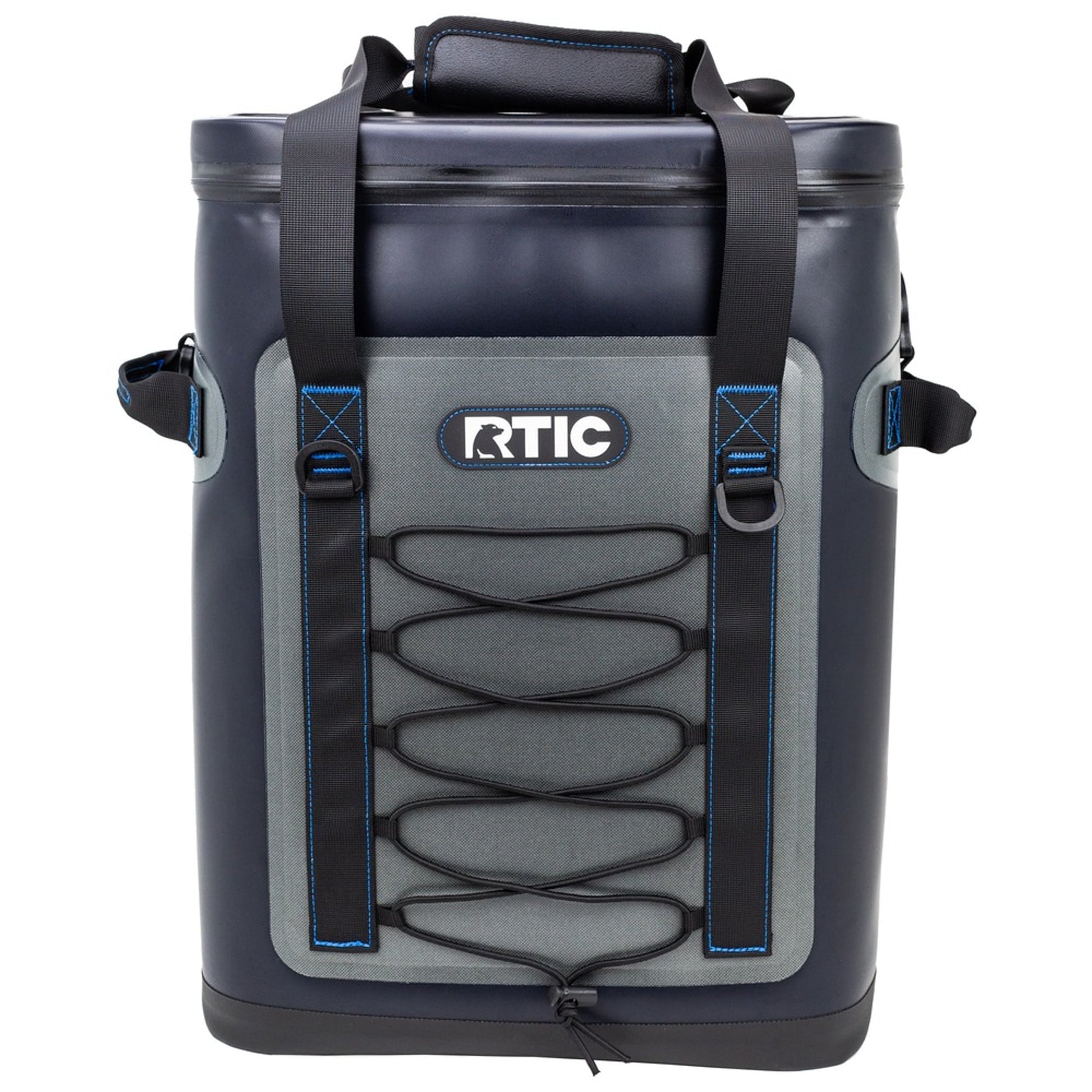 RTIC Outdoors Blue / Grey 30 Cans Insulated Backpack Cooler 6012