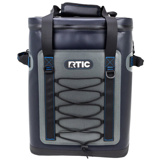 RTIC Outdoors Blue / Grey 30 Cans Insulated Backpack Cooler 6012