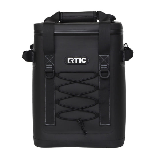 RTIC Outdoors Black 20 Cans Insulated Backpack Cooler 14092