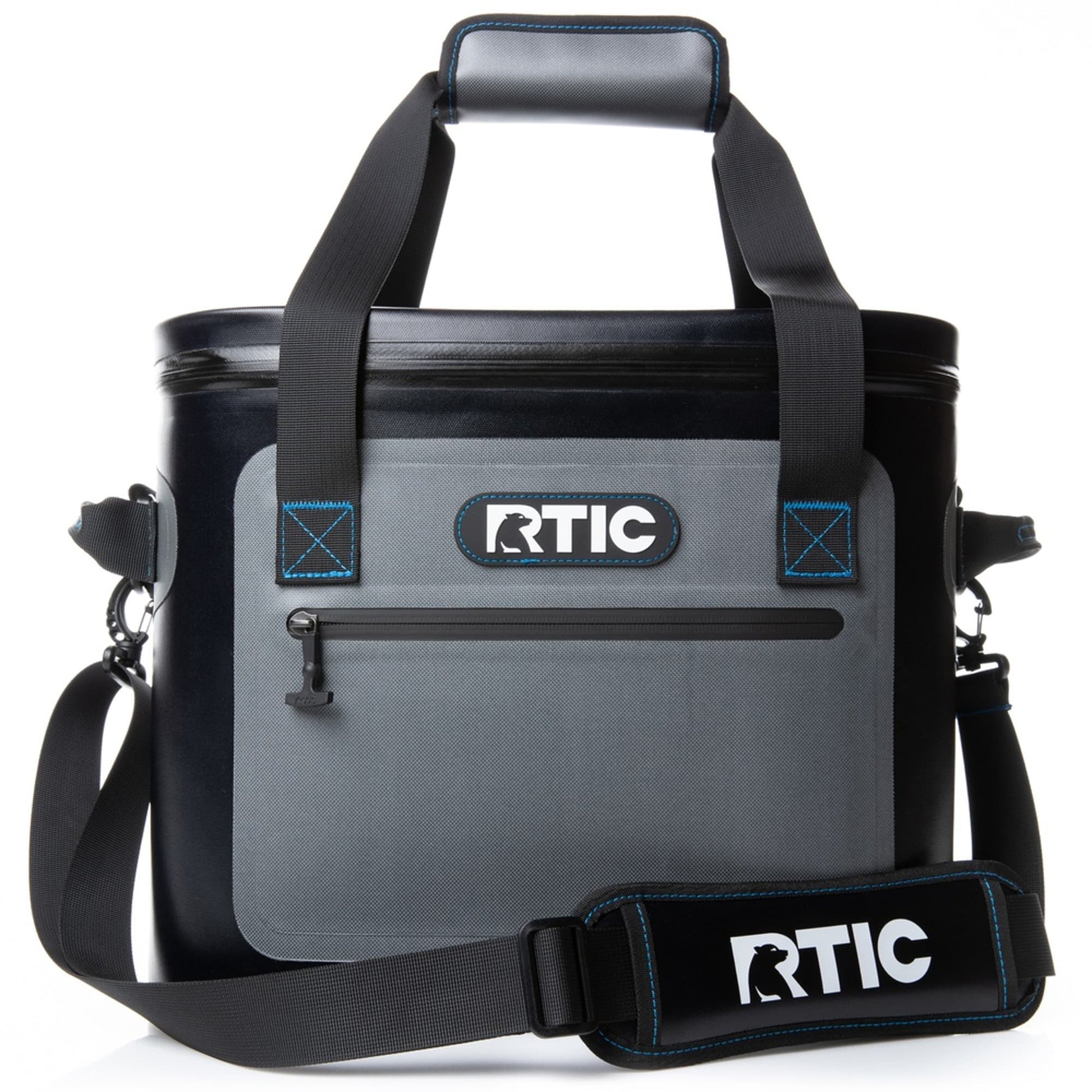 RTIC Outdoors Soft Pack Blue / Grey 30 Cans Insulated Personal Cooler 4992