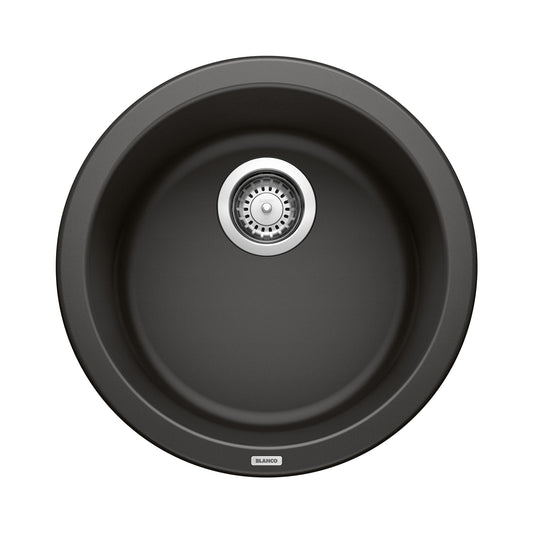 BLANCO Rondo 17.72-in L x 17.72-in W Granite Undermount Residential Bar Sink