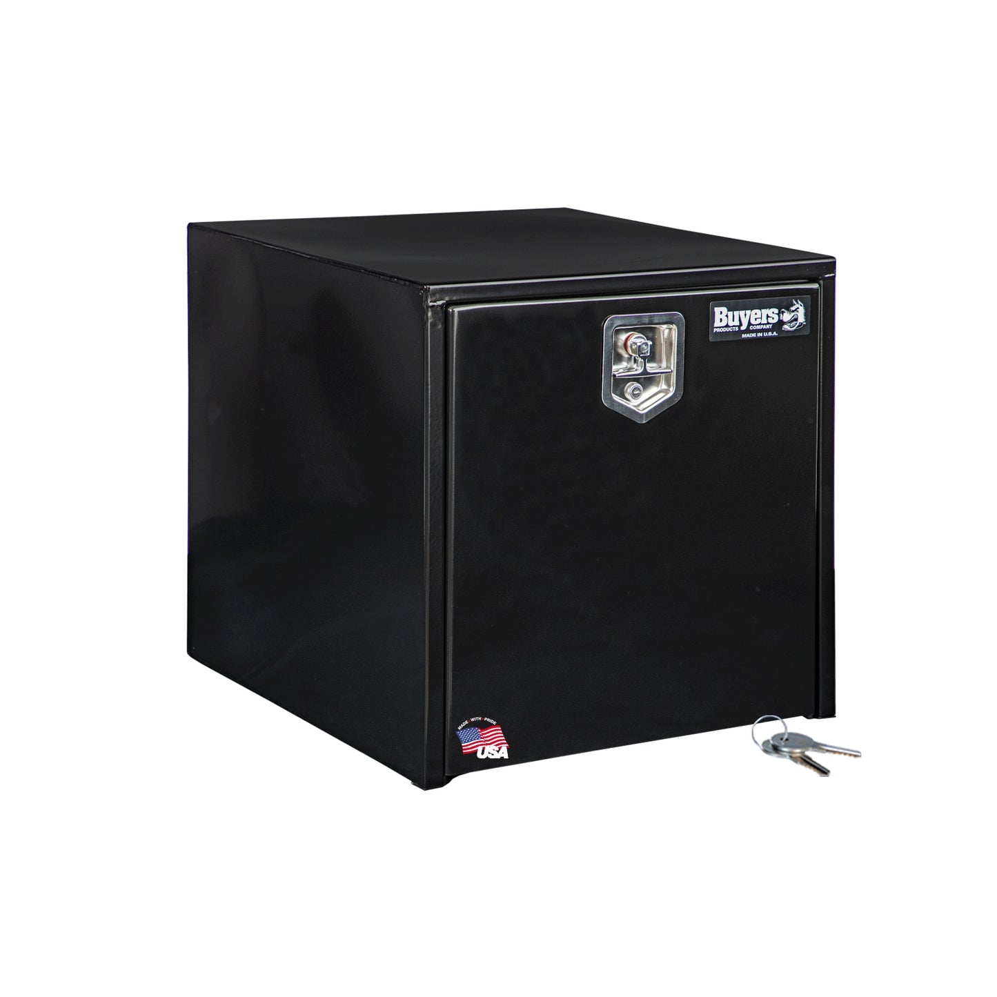 Buyers Products 24-in x 24-in x 24-in Black Steel Underbody Truck Tool Box