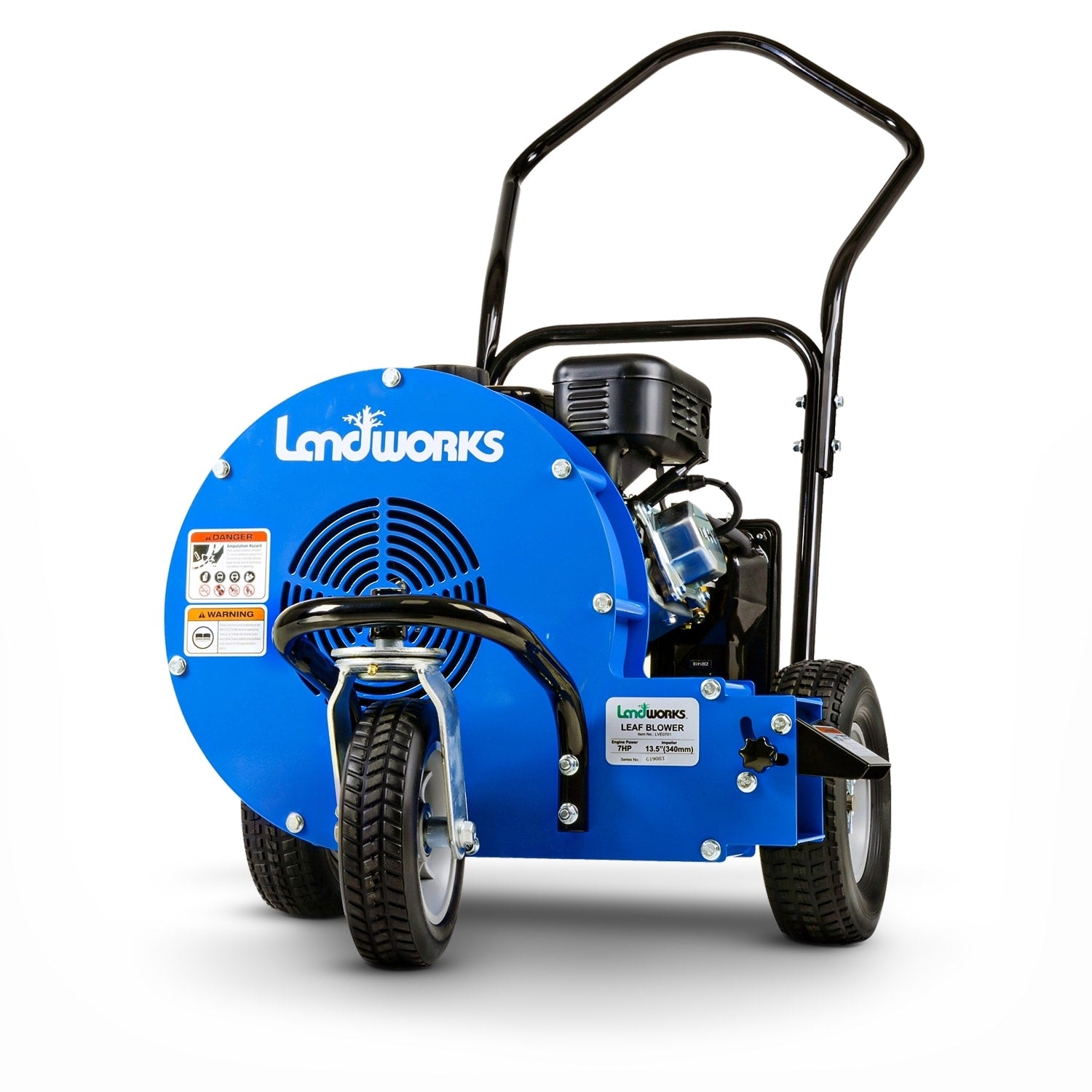Landworks Gas Walk-Behind Leaf Blower 4-cycle 1500-CFM 200-MPH Gas Walk-behind Leaf Blower GUO022