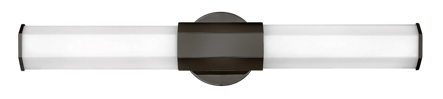 Hinkley Facet 26-in 2 -Light Antique Black Integrated LED Modern/contemporary Vanity light