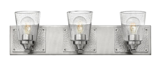Hinkley Jackson 24-in 3 -Light Brushed Nickel Rustic Vanity light 5663091