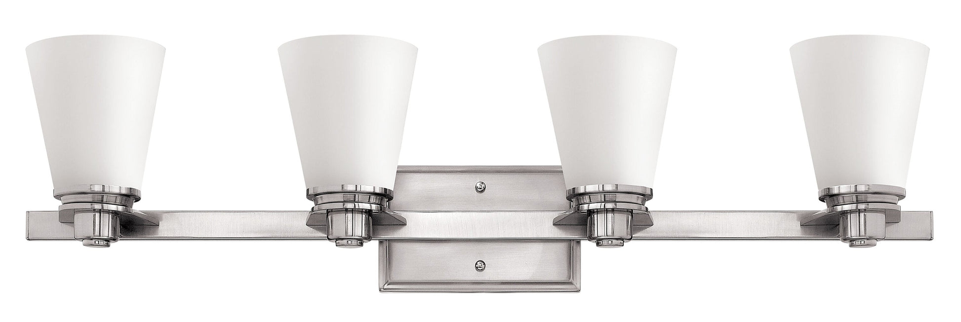 Hinkley Avon 31.75-in 4 -Light Brushed Nickel Transitional Vanity light