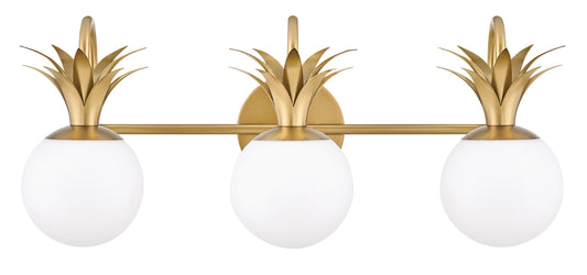 Hinkley Palma 24-in 3 -Light Antique Brass Transitional Vanity light 5663195