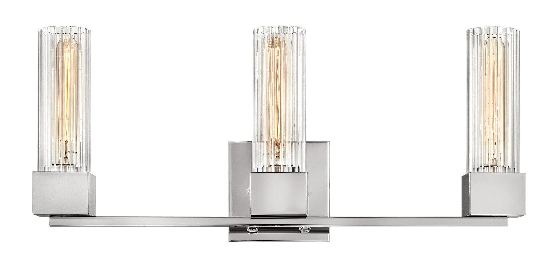 Hinkley Xander 23-in 3 -Light Polished Nickel Modern/contemporary Vanity light