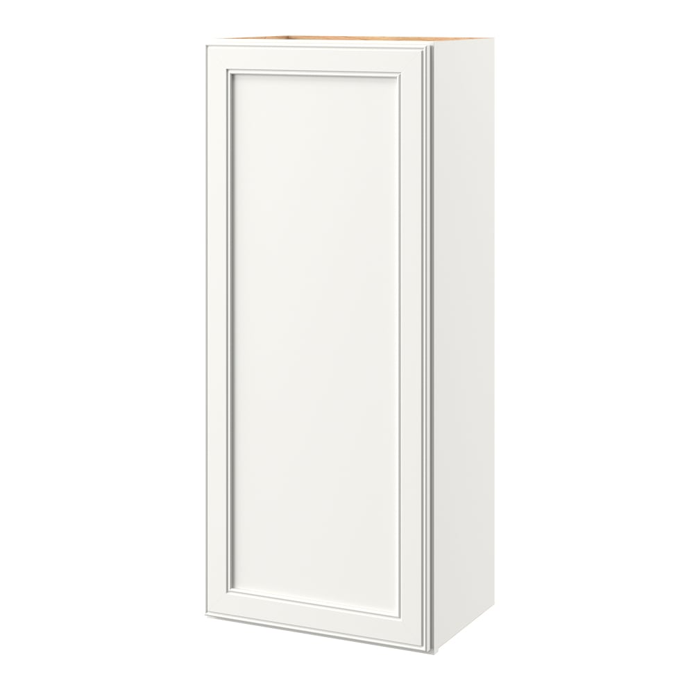 allen + roth McKeller 18-in W x 39-in H x 12-in D Linen Wall Fully assembled Cabinet Flat Panel