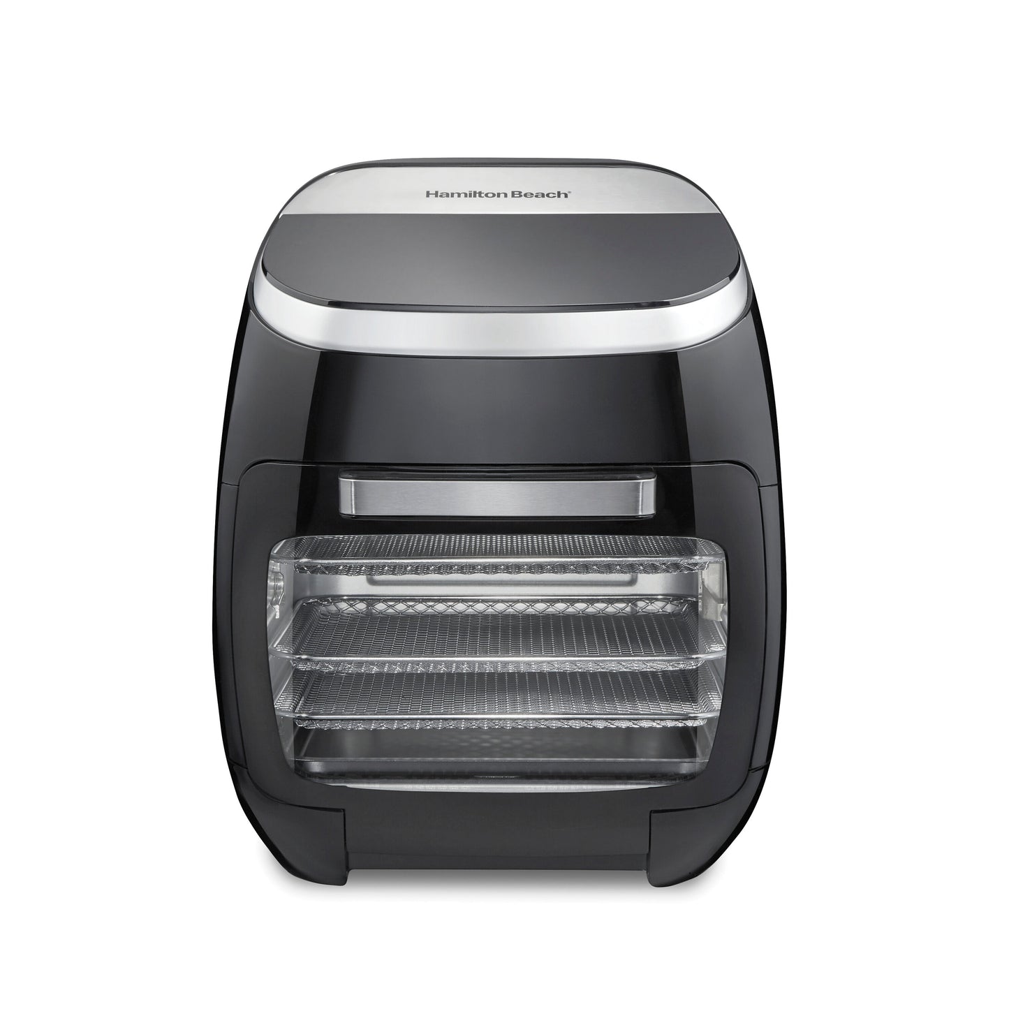 Hamilton Beach 11.6 Quart 6-in-1 Air Fryer Toaster Oven with Digital Controls - Black, cETLus Safety Listed, Includes 3 Fry Baskets and Accessories 35073