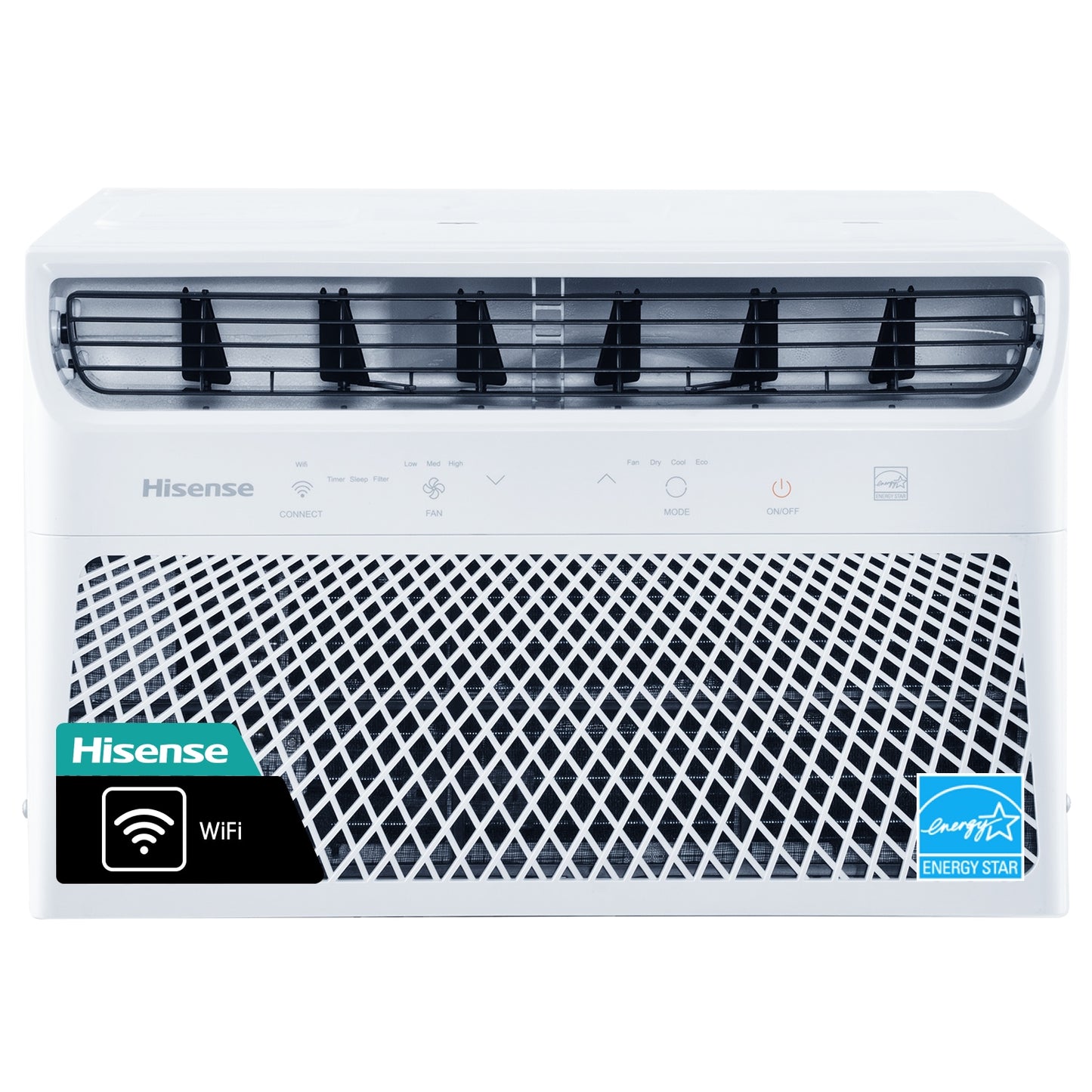Hisense 350-sq ft Window Air Conditioner with Remote (115-Volt, 8000-BTU) Wi-Fi enabled
