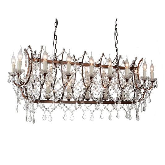 CWI Lighting Phraya 21 -Light Brown Modern/contemporary For Use in Bathrooms, Bedrooms, Dining Rooms, Foyers, Kitchens, Living Rooms Chandelier