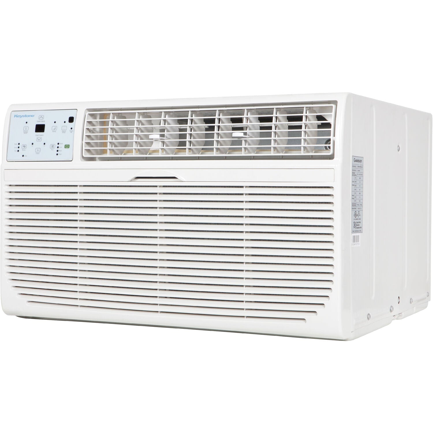 Keystone 12000-BTU 550-sq ft 230-Volt White Through-the-wall Air Conditioner Heater Included with Remote KSTAT12-2HC