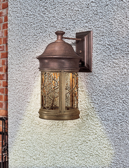 Minka Lavery Sage Ridge 1 -Light 16-in H Black Hardwired Dark Sky Outdoor Wall Light 1664933