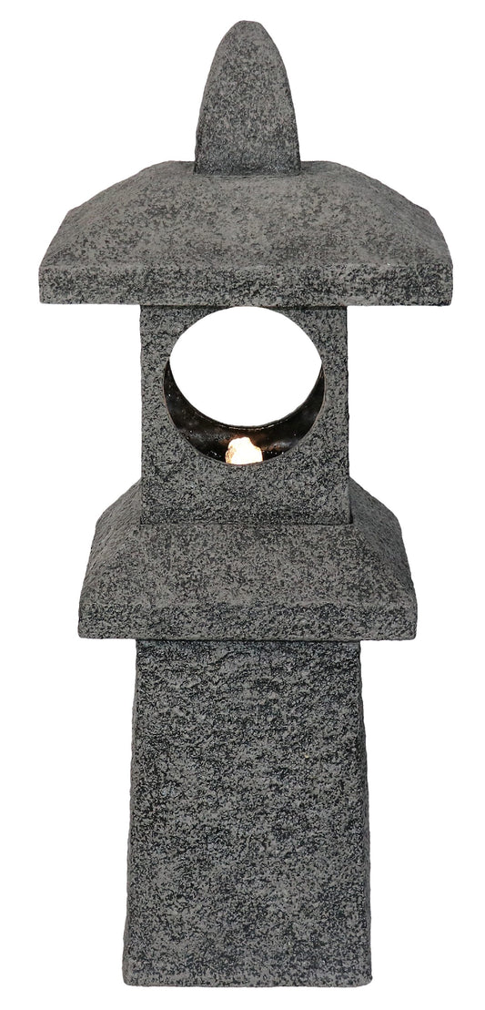 Hi-Line Gift 34.25-Inches H Resin Water Outdoor Fountain Statue Pump Included