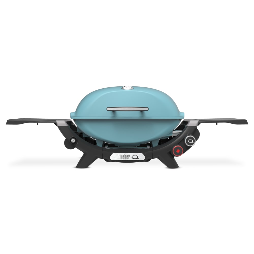 Weber Q 2800N+ 320-Sq. in Sky Blue Portable Liquid propane Grill