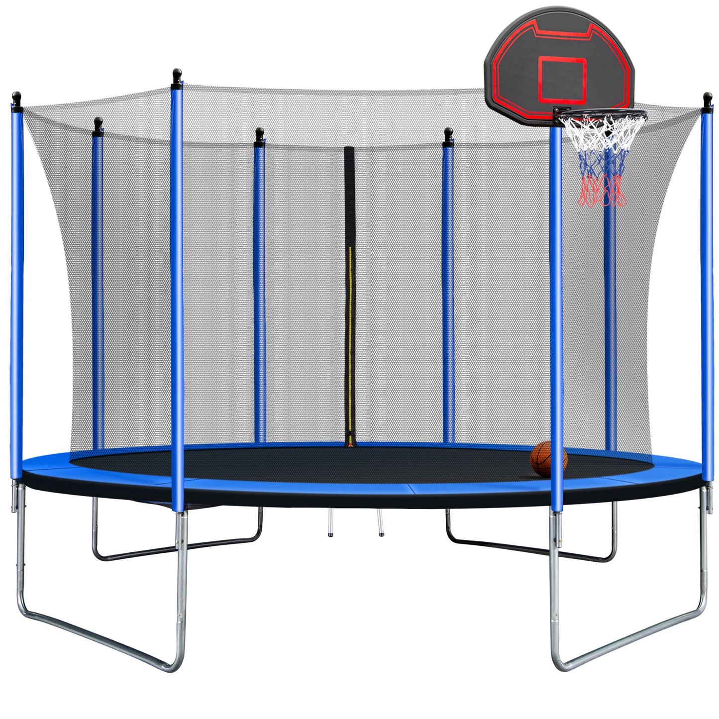 Miki Shinly Trampoline 10-ft Round Kids in Blue