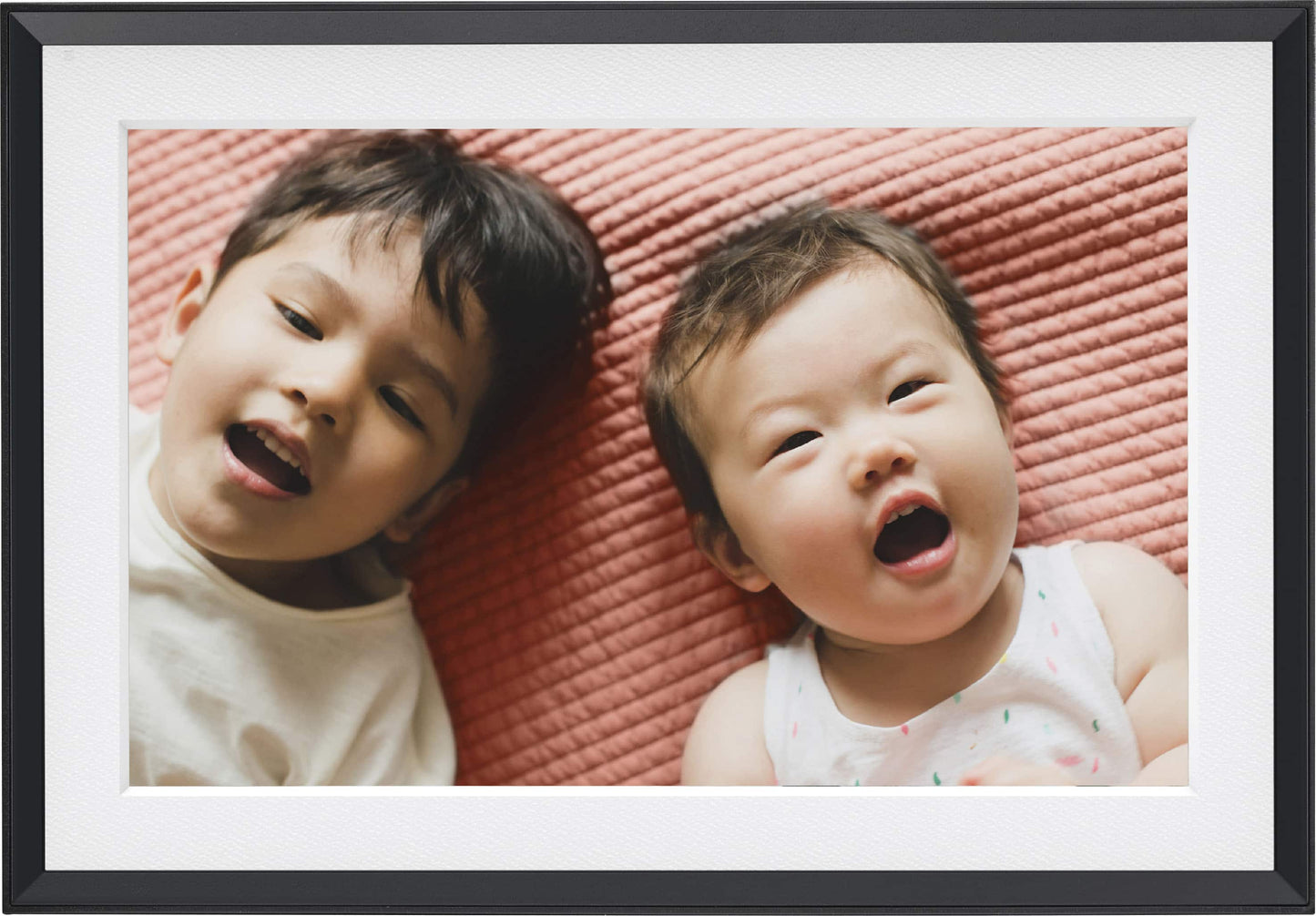 Aura Home - Carver Mat 10" Digital Wifi Frame - Matted Gravel