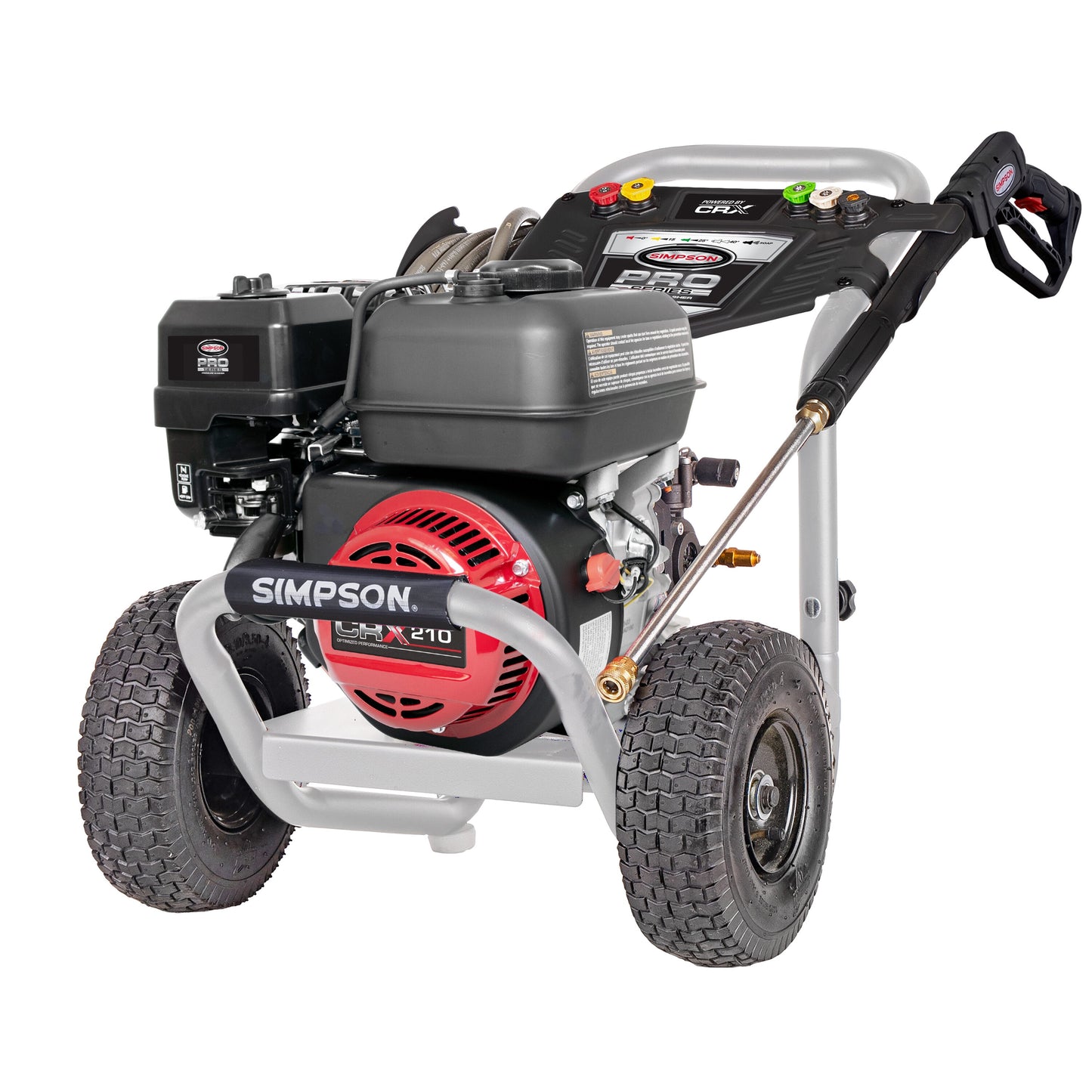 SIMPSON Powershot 3500 PSI 2.5-GPMs Cold Water Gas Pressure Washer with 4 Spray Tips PS61375