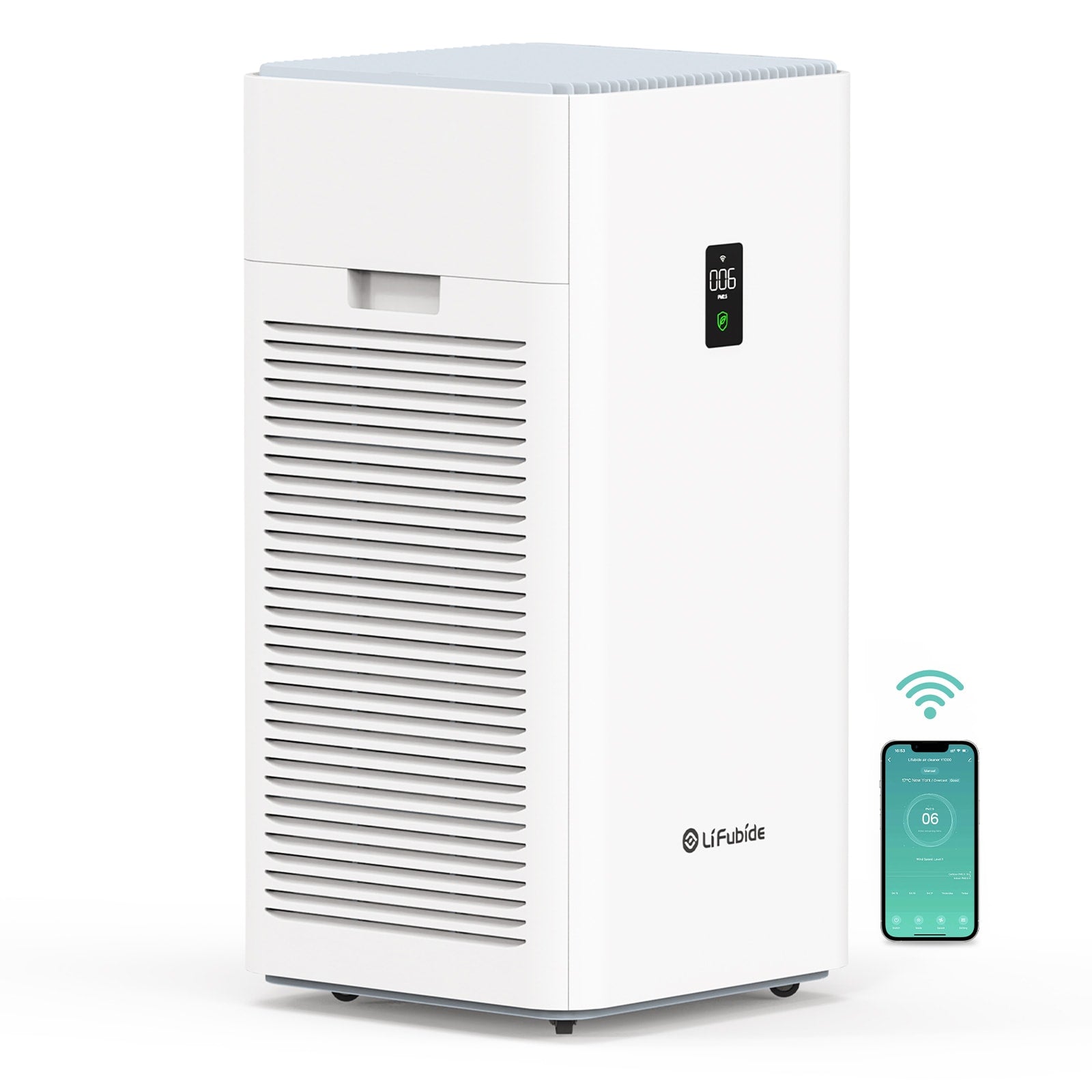 EdenDirect 5-Speed White True HEPA Air Purifier (Covers: 4555-sq ft) DHDE140944