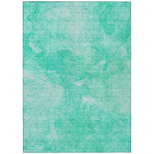 Addison Rugs Chantille ACN688TE 9 x 12 (ft) Teal Rectangular Indoor/Outdoor Geometric Machine washable Area rug