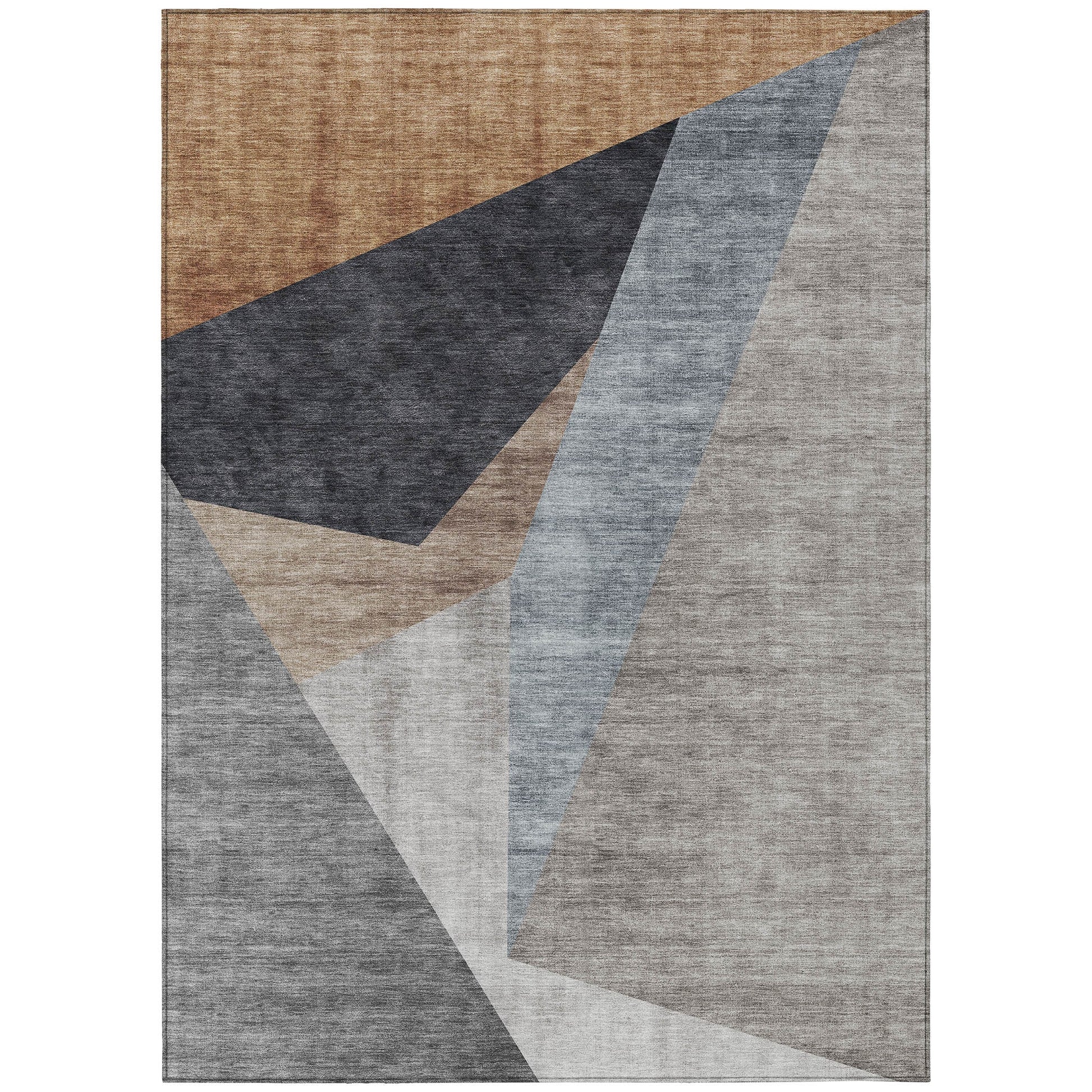 Addison Rugs Chantille ACN715TP 8 x 10 (ft) Taupe Rectangular Indoor/Outdoor Geometric Machine washable Area rug