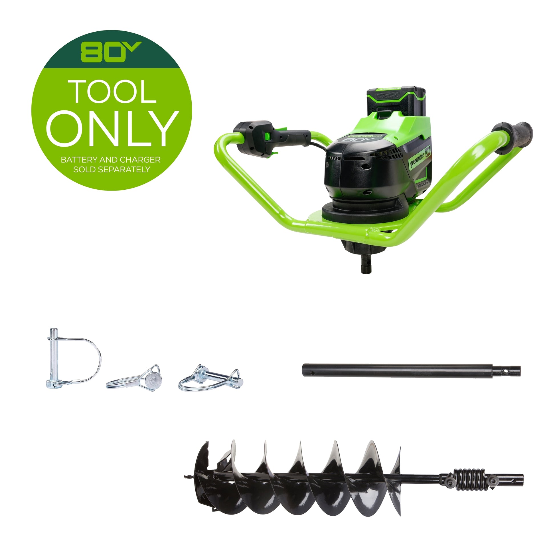 Greenworks 1-man Auger Powerhead with 8-in Bit(s) Included EA80L00B
