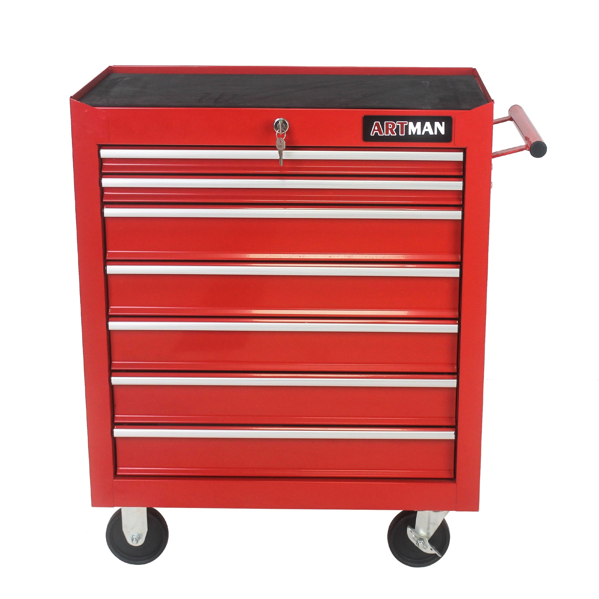 Xspracer 1000 Series 13-in W x 30-in H 7 -Drawer Steel Rolling Tool Cabinet ( Red )