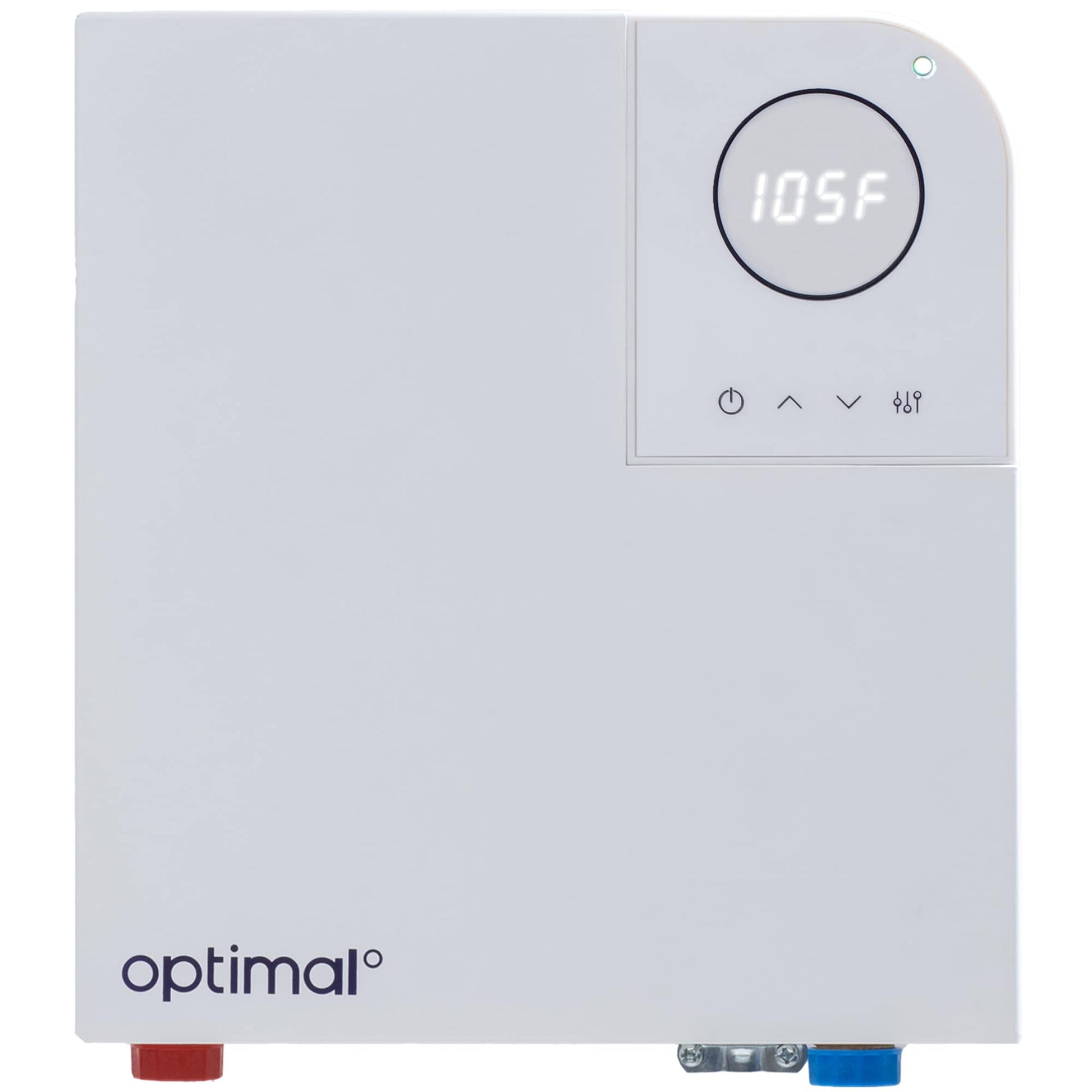 Optimal 220/240 Volt 12 KW 2.5 GPM Wifi Enabled Smart Electric Tankless Water Heater OPTI12+