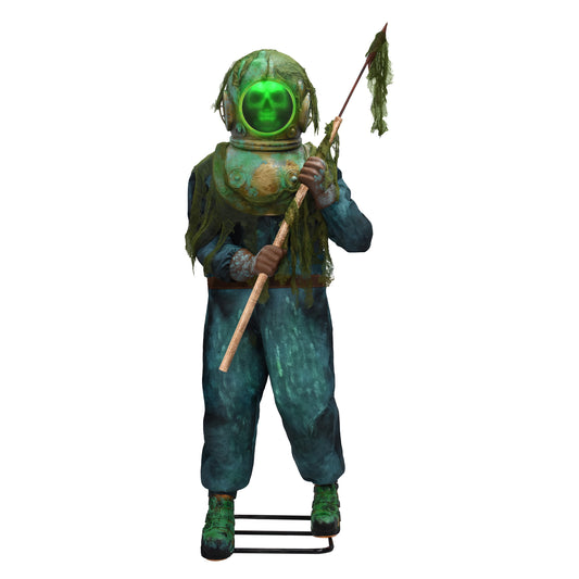 Haunted Living 6-ft Talking Sea Diver Motion Activated Animatronic