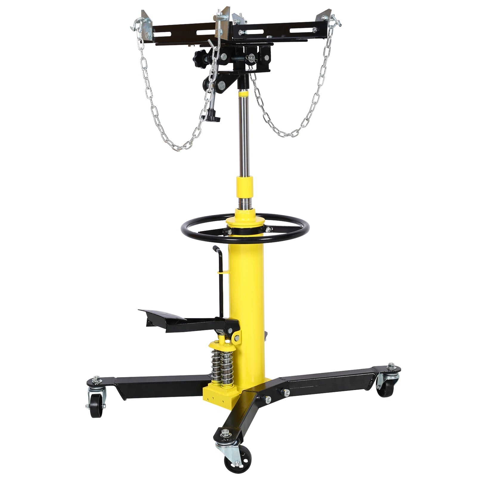 Kahomvis Yellow 0.75-Ton Steel Hydraulic Transmission Jack GH-QPW4-316