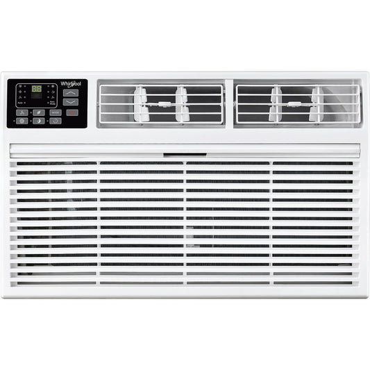 Whirlpool 10000-BTU 450-sq ft 115-Volt White Through-the-wall Air Conditioner with Remote ENERGY STAR WHAT101-1BW