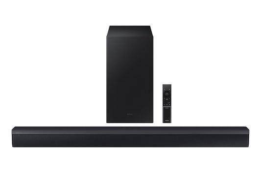 Samsung C-Series Soundbar 33.8-in 3-Channel Wi-fi Compatibility Bluetooth Compatibility Black Sound Bar HW-C450/ZA