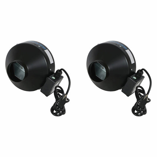 Hurricane 4-in Indoor Black Wall Mounted Fan 397835