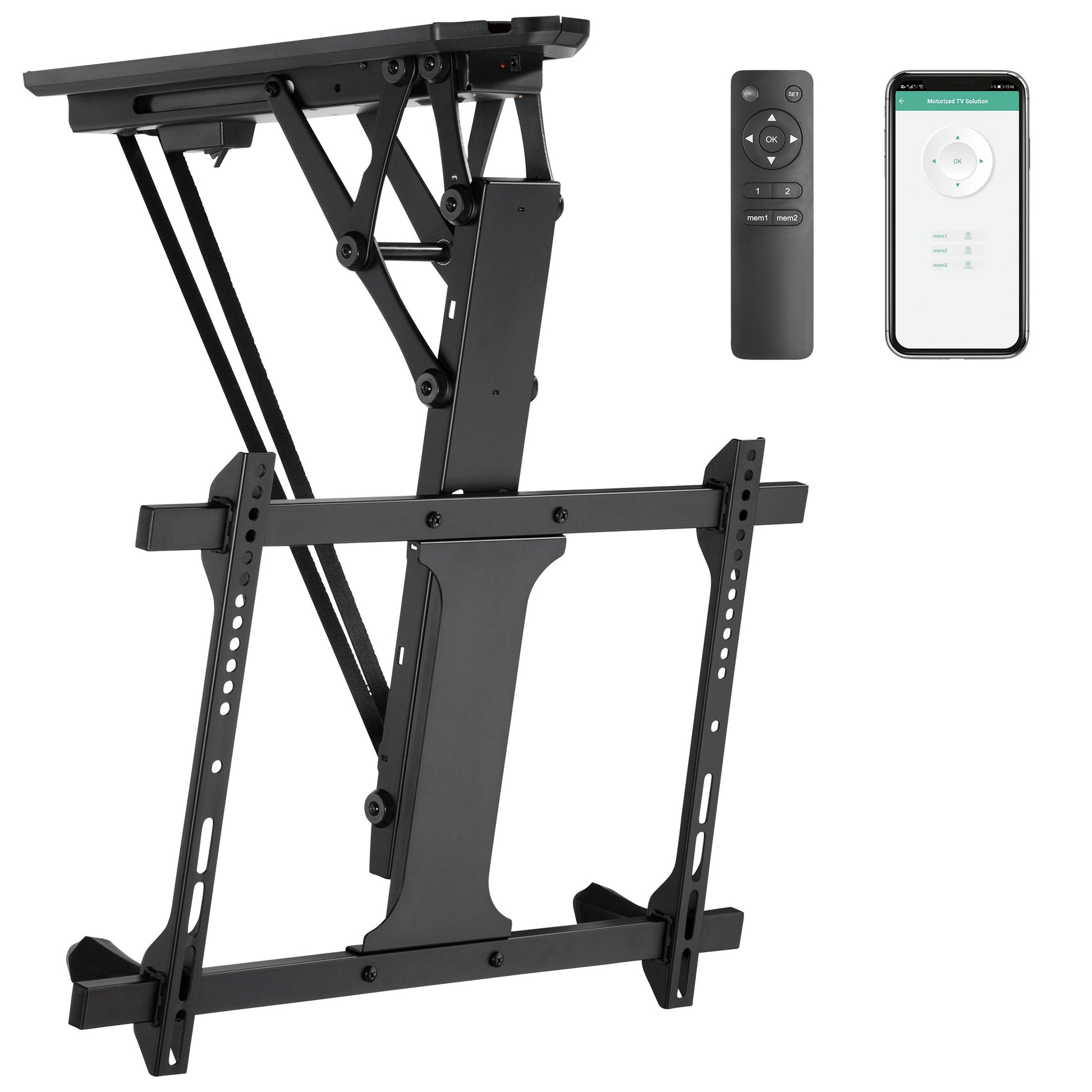 Mount-It! TV Mounts Full Motion Indoor Ceiling Tv Mount Fits TVs up to 70-in (Hardware Included) MI-4224