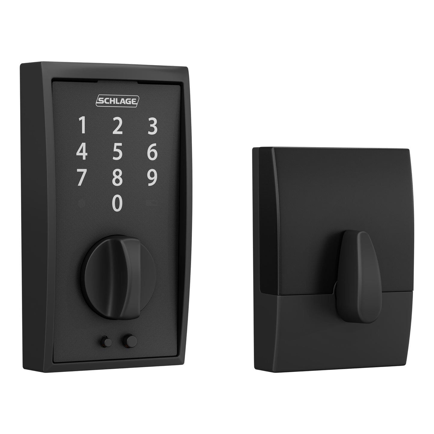 Schlage Touch Century Matte Black Electronic Deadbolt Touchscreen Keypad BE375 CEN 622