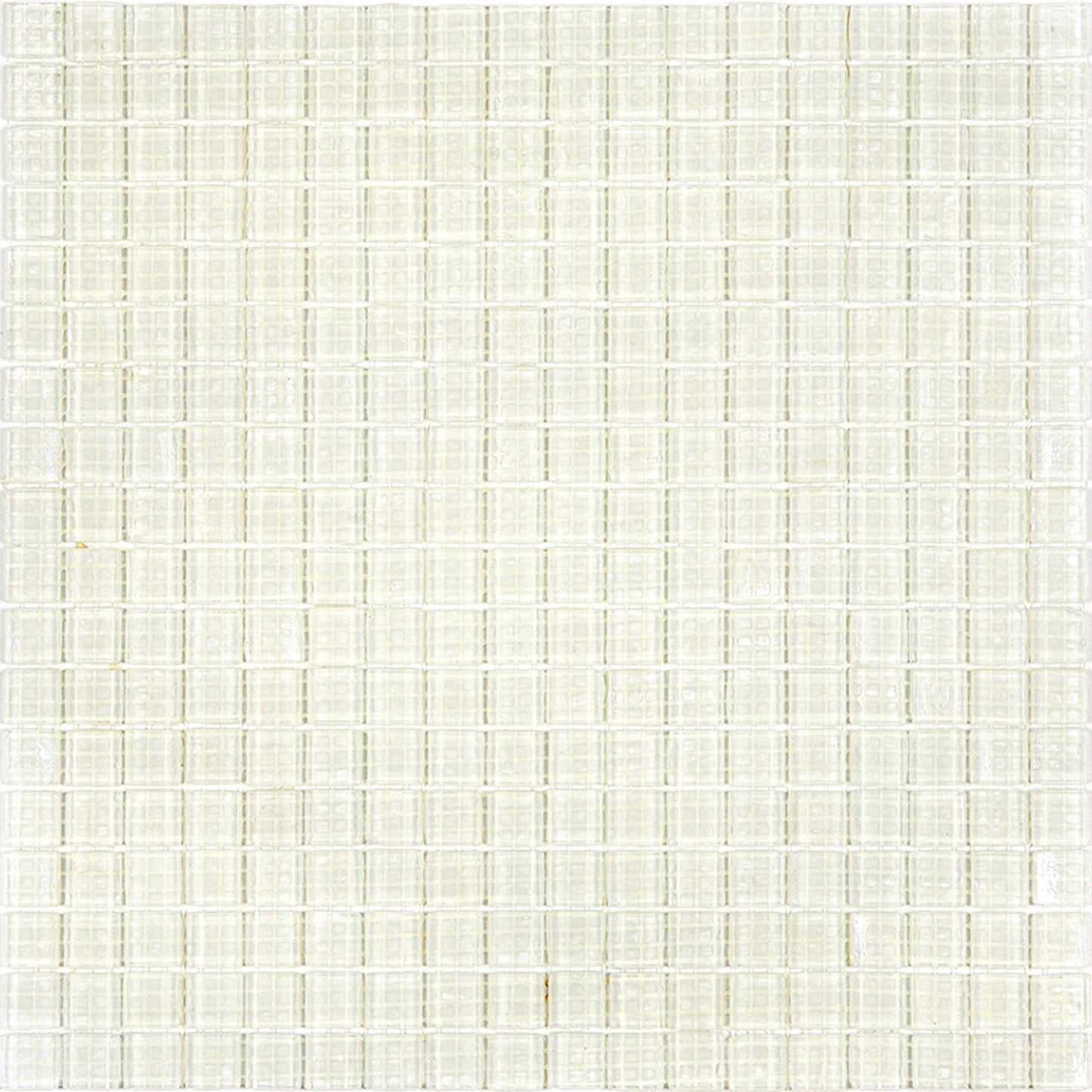 Apollo Tile Skosh Cotton White 11-1/2-in x 11-1/2-in Glossy Glass Mosaic Floor and Wall Tile (18.69-sq. ft/ Carton)