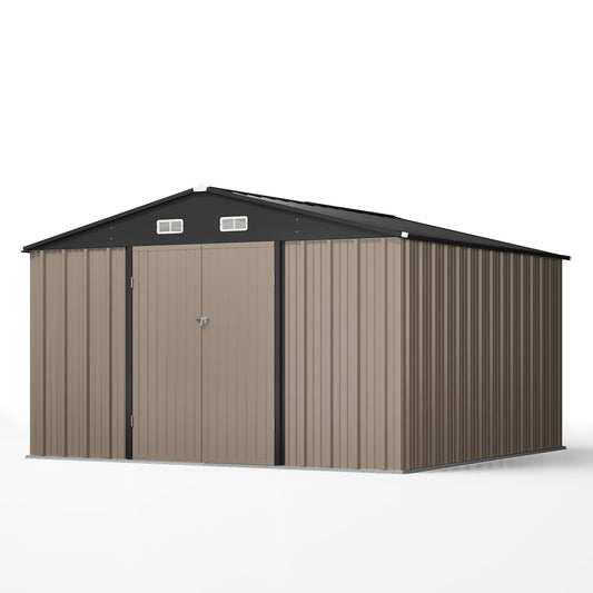 Patiowell 10-ft x 10-ft Galvanized steel Storage Shed