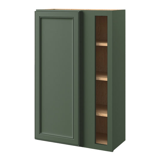 allen + roth Heathrow 27-in W x 42-in H x 12-in D Sage Blind Corner wall Fully assembled Cabinet Recessed Panel