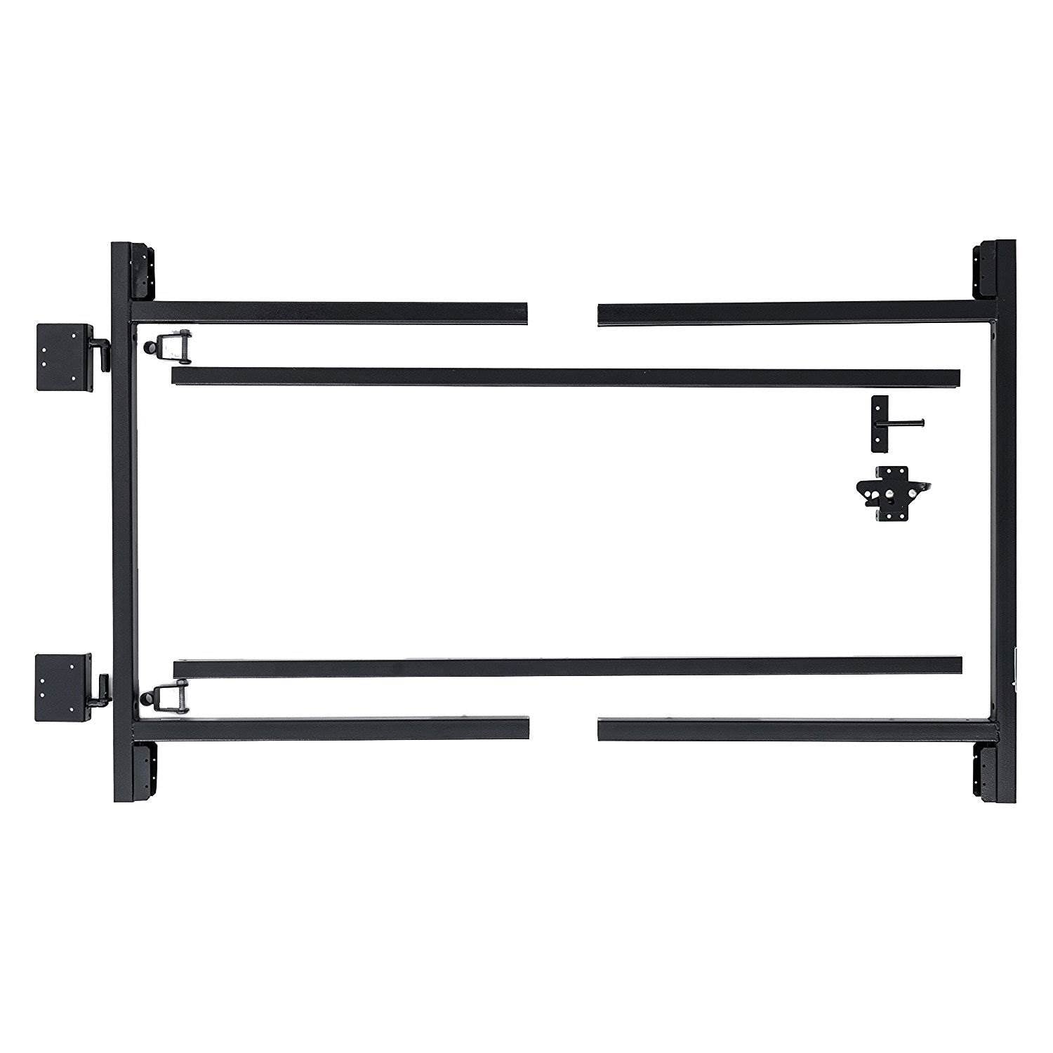 Adjust-A-Gate 2-Pack 94-in Black Gate Hardware Kit 110970