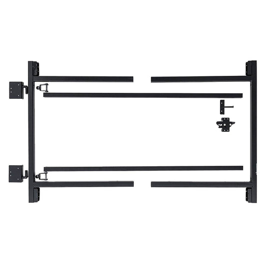 Adjust-A-Gate 2-Pack 94-in Black Gate Hardware Kit 110970