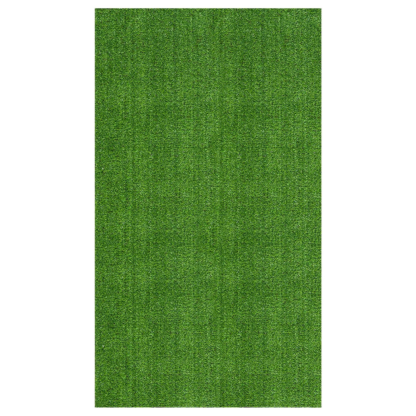 Ottomanson Artificial grass 7x45 Fake Grass Turf Rug For Patio Lawn Landscape 6.5-ft x 45-ft Artificial Grass