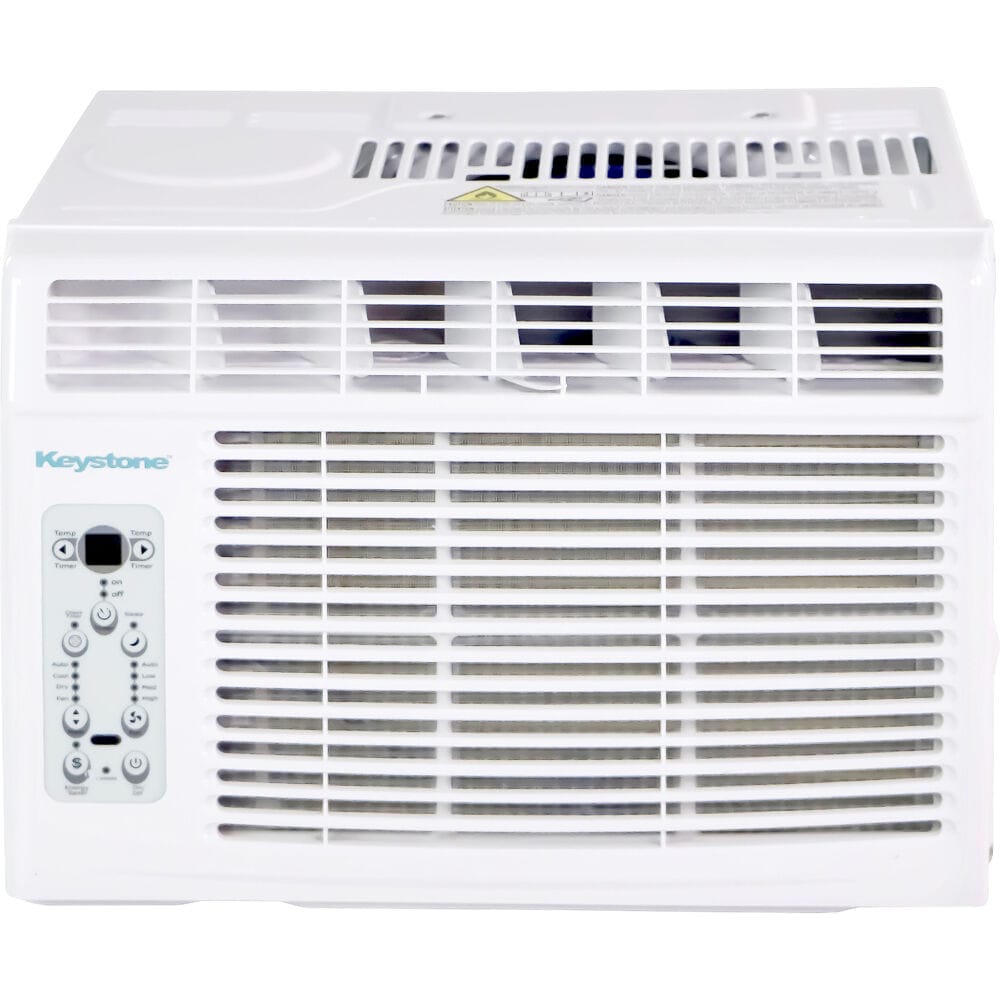 Keystone 550-sq ft Window Air Conditioner with Heater with Remote (230-Volt, 12000-BTU) Wi-Fi enabled KSTHW12B