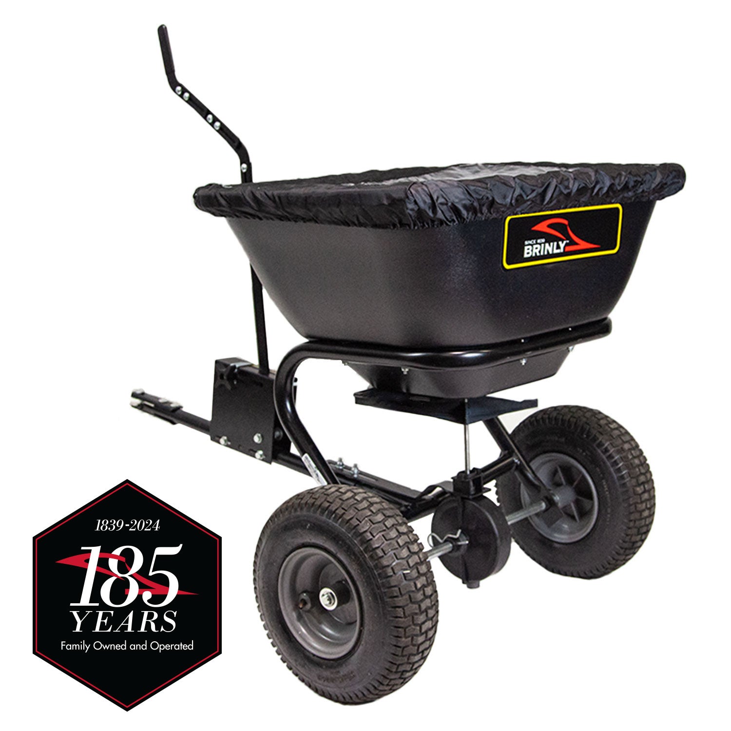 Brinly 125-lb Capacity Broadcast Tow-Behind Spreader BS261BH-A