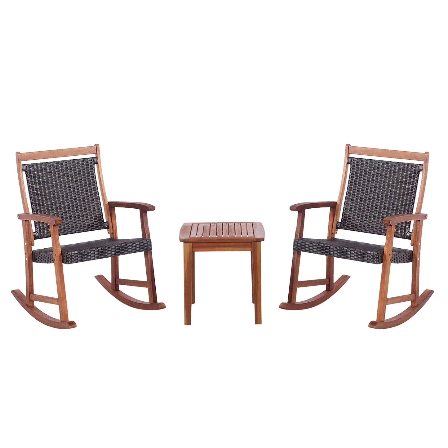 LIVIZA 3 -Piece Rattan Patio Conversation Set