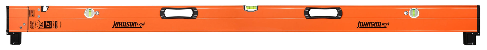 Johnson Aluminum 120-in 3 Vial Extendable plate level