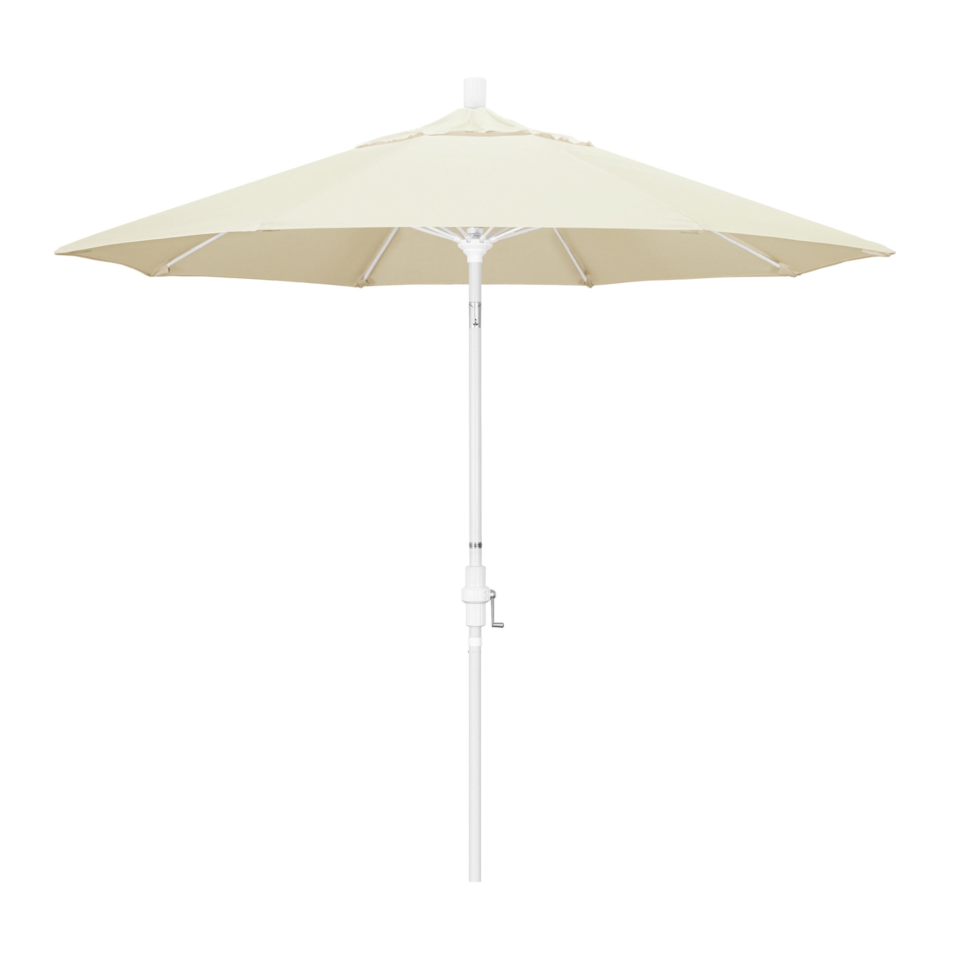 California Umbrella 9-Feet Aluminum Off-white Market Patio Umbrella